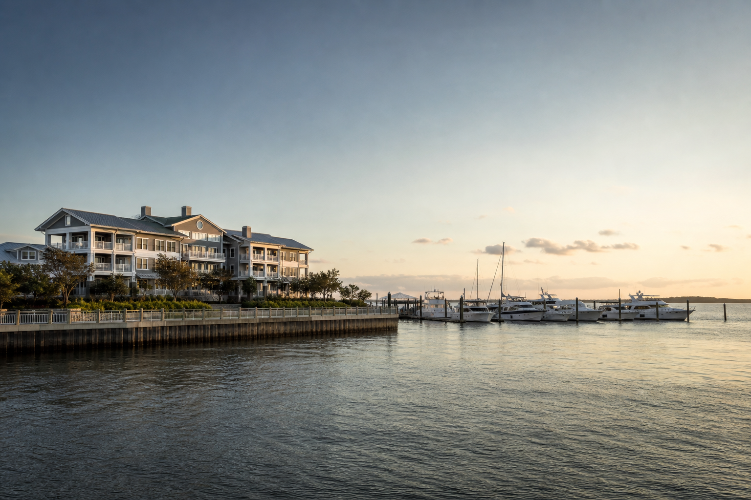 A Resort And Its Marina Were Sold To Two Different Buyers