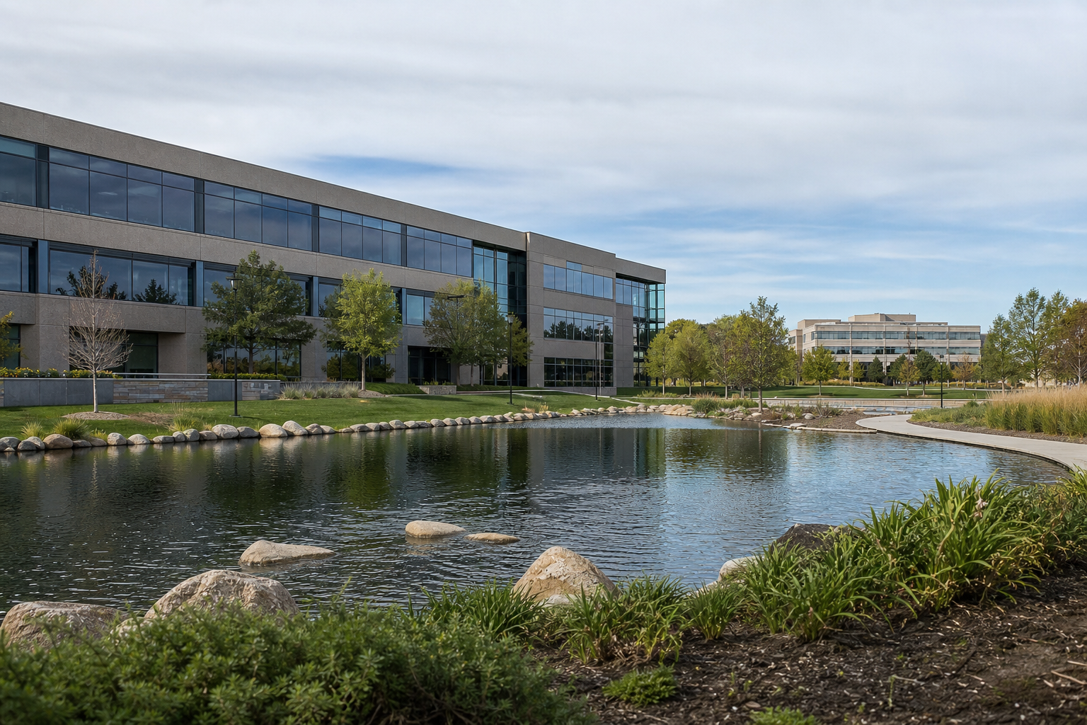 A Suburban Office Park Cleared at $163 a Foot