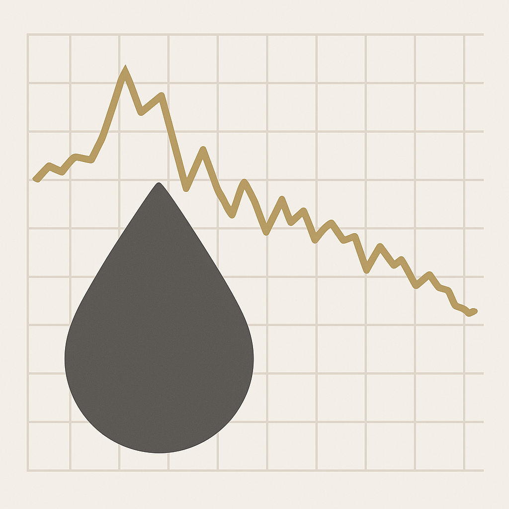 ⚫️Oil Slips on Weak U.S. Demand Signals—A Small Tailwind for Logistics Opex