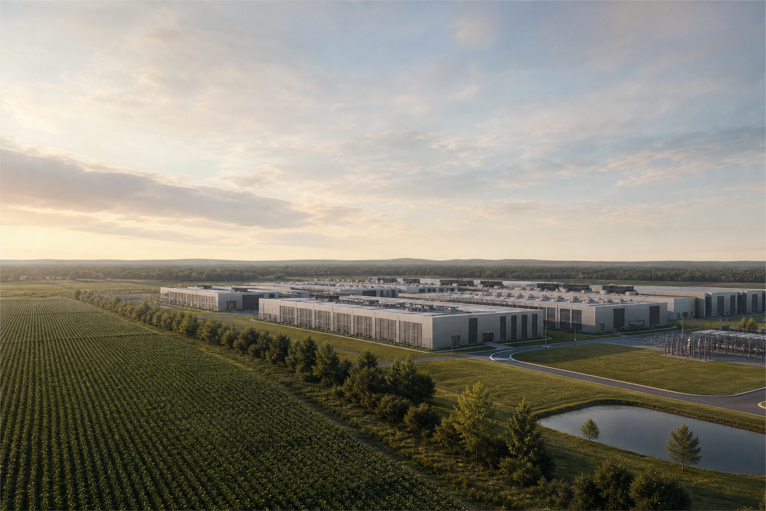 Five Data Center Buildings Proposed On 470 Georgia Acres, No Megawatts Stated