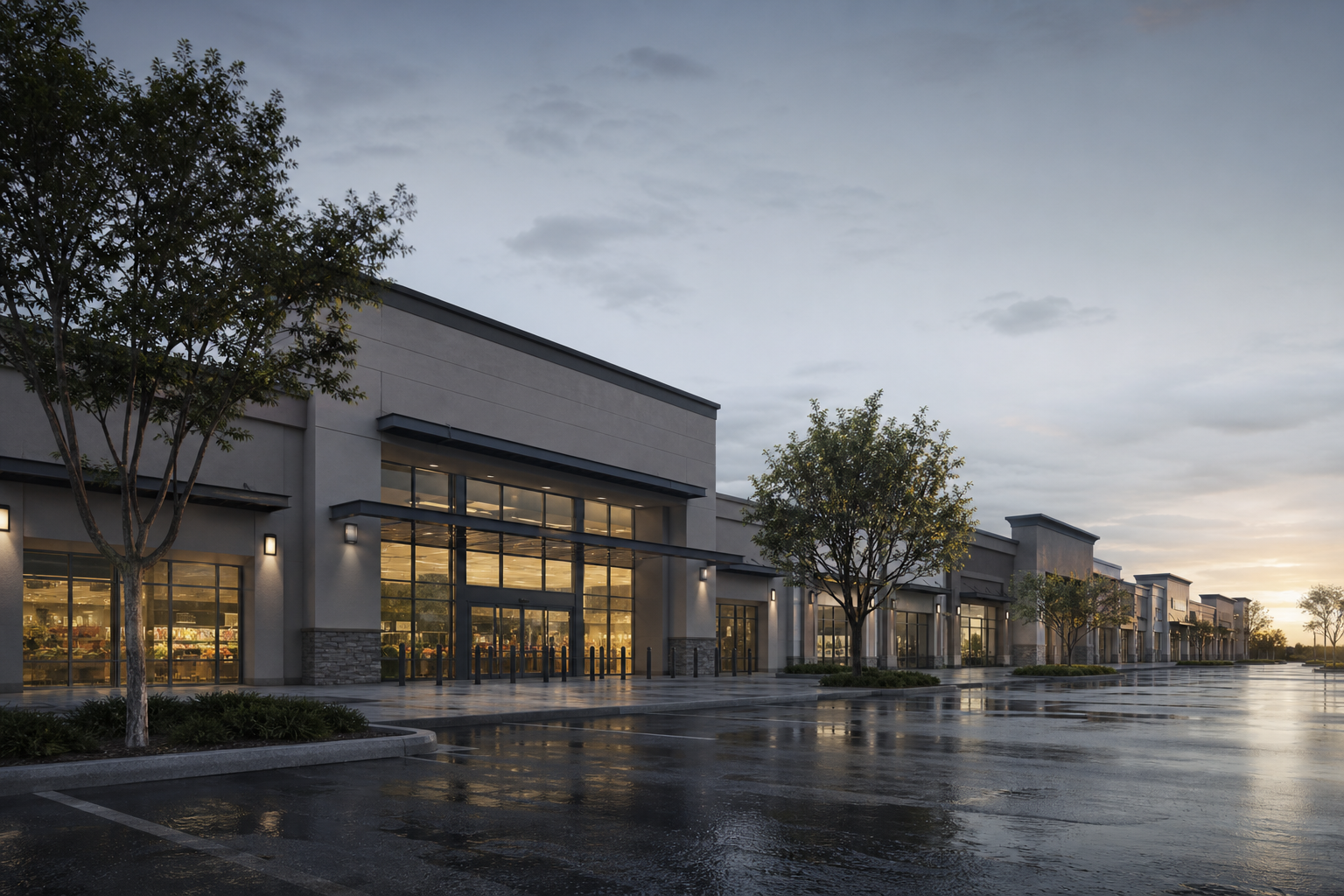 Institutions Are Rolling Up Grocery-Anchored Retail as Grocers Merge