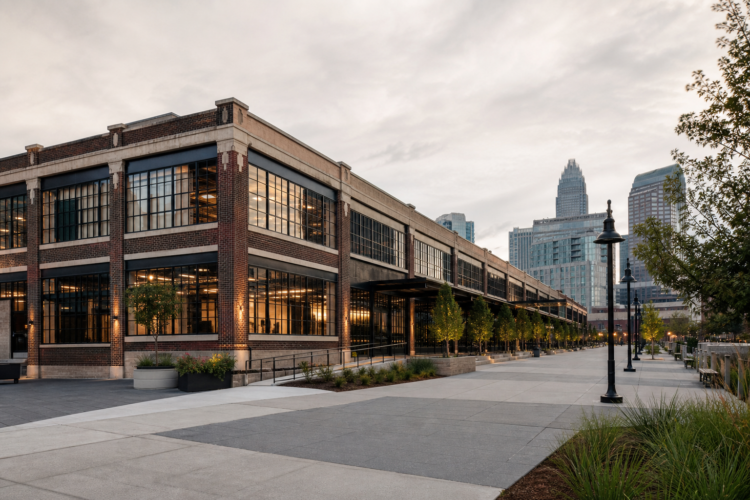 Hines Pays $711 a Foot for Charlotte Adaptive-Reuse Mixed-Use