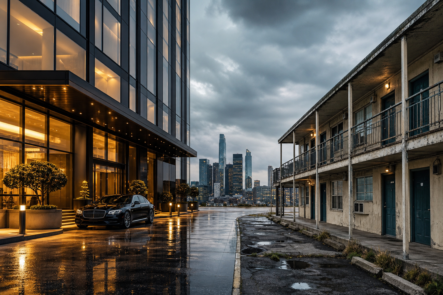 Hotels Are Getting Richer at the Top and Poorer at the Bottom