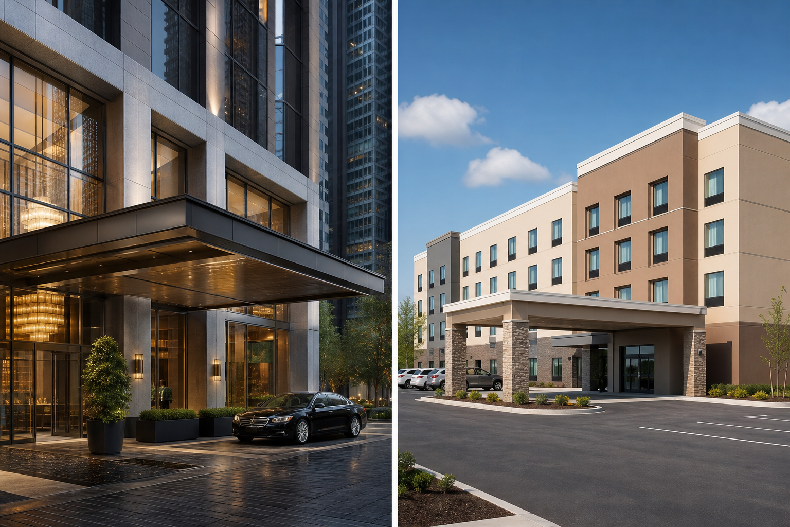 Hotel Performance Split 2,150 Basis Points — Cap Rates Didn't Move