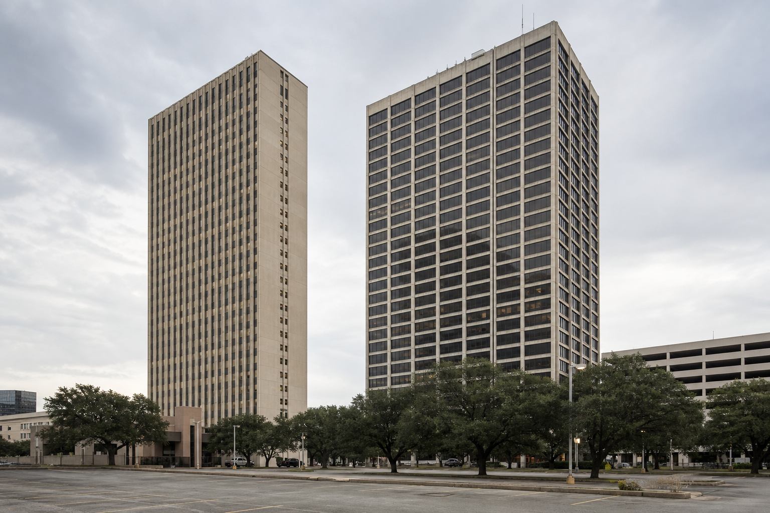 Houston Moves To Sell Two 1966 Towers It Can't Afford To Fix