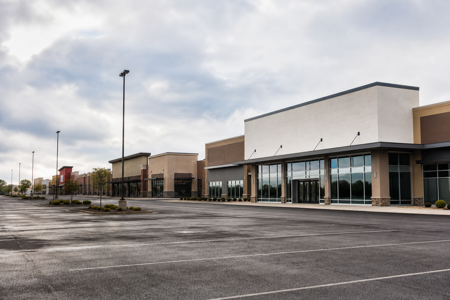 A Suburban Retail Center Traded With the Loan Already Attached