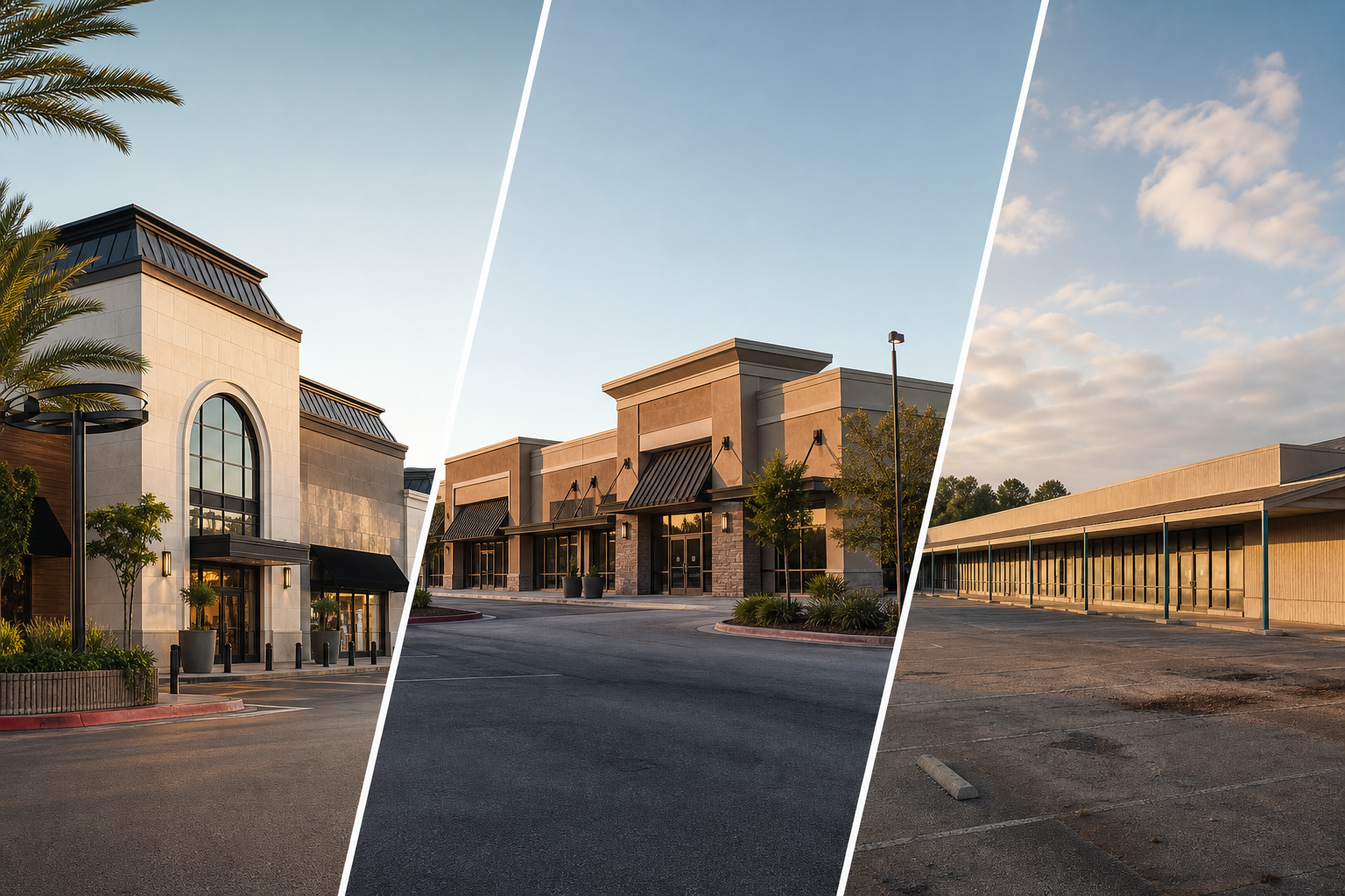 Open-air retail has been cleared at $415, $355, and $82 per square foot today.
