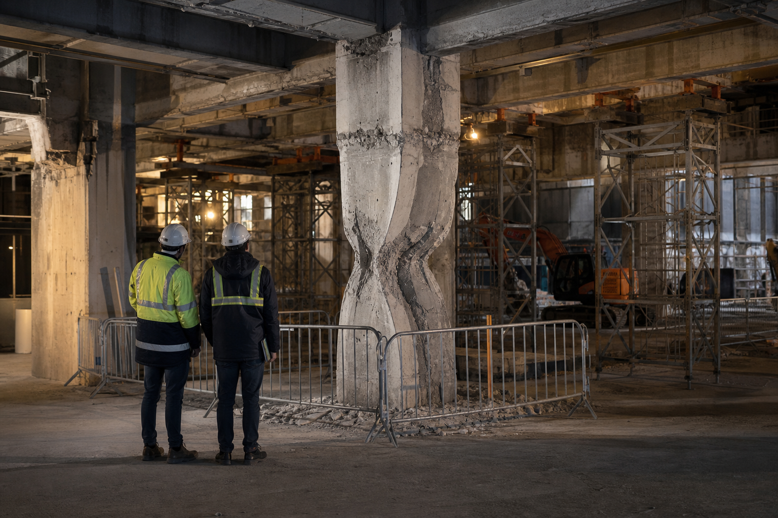 A Buckled Column Halts One of the Country's Biggest Office Conversions