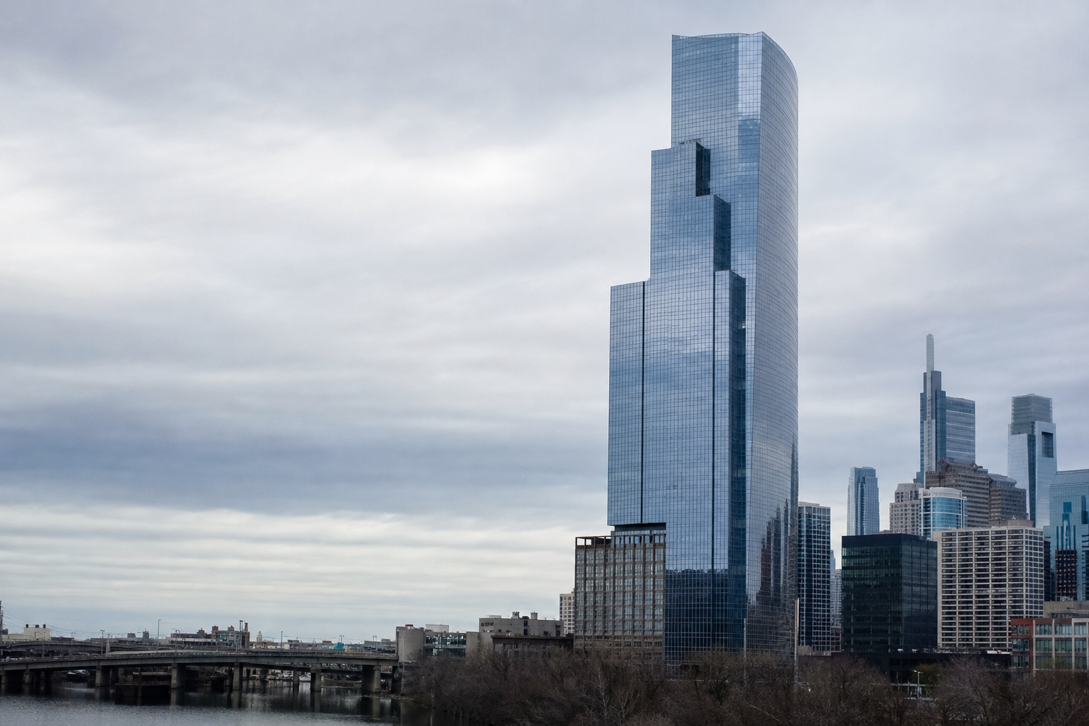 Philadelphia Largest Office Tower Cleared at Forty Dollars a Foot